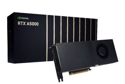 Card màn hình NVIDIA RTX A5000 (24GB GDDR6, 384-bit, 4x DisplayPort, 1x 8-pin)