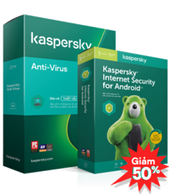 KASPERSKY ANTI-VIRUS + 01 KASPERSKY INTERNET SECURITY FOR ANDROID