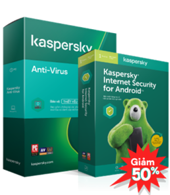 01 KASPERSKY ANTI-VIRUS 3PCs + 02 KASPERSKY INTERNET SECURITY FOR ANDROID
