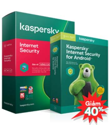 01 KASPERSKY INTERNET SECURITY 5PCs + 03 KASPERSKY INTERNET SECURITY FOR ANDROID