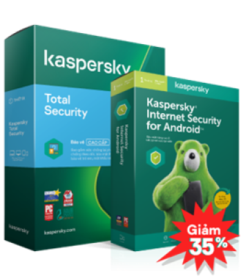 01 KASPERSKY TOTAL SECURITY + 01 KASPERSKY INTERNET SECURITY FOR ANDROID
