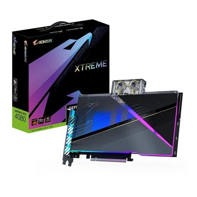 Card màn hình Gigabyte AORUS GeForce RTX™ 4080 16GB XTREME WATERFORCE WB N4080AORUSX WB-16GD