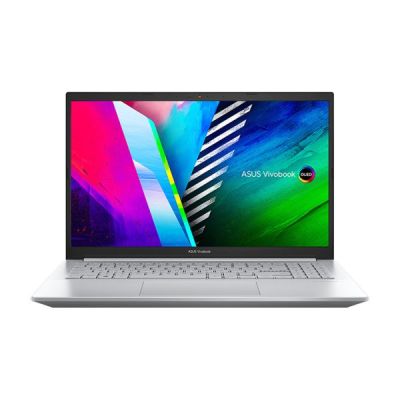 Laptop Asus Vivobook Pro M3500QC-L1388W (R5-5600H, 16GB on board, 512GB PCIe, RTX 3050 4GB, 15.6″ OLED FHD, Win11, TRANSPARENT SILVER, 63WHrs)