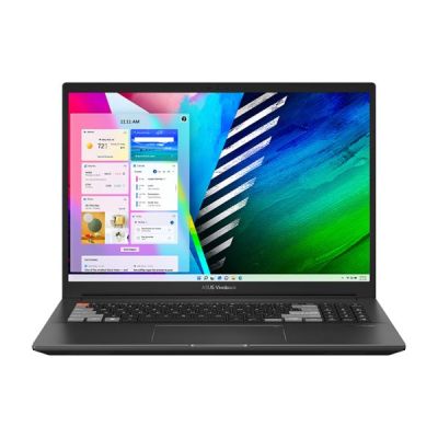 Laptop Asus Vivobook Pro 16X OLED M7600QC-L2077W (R5-5600H, 16GB on board, 512GB PCIe, RTX 3050 4GB, 16″ OLED WQUXGA, Win11, BLACK, 96WHrs)